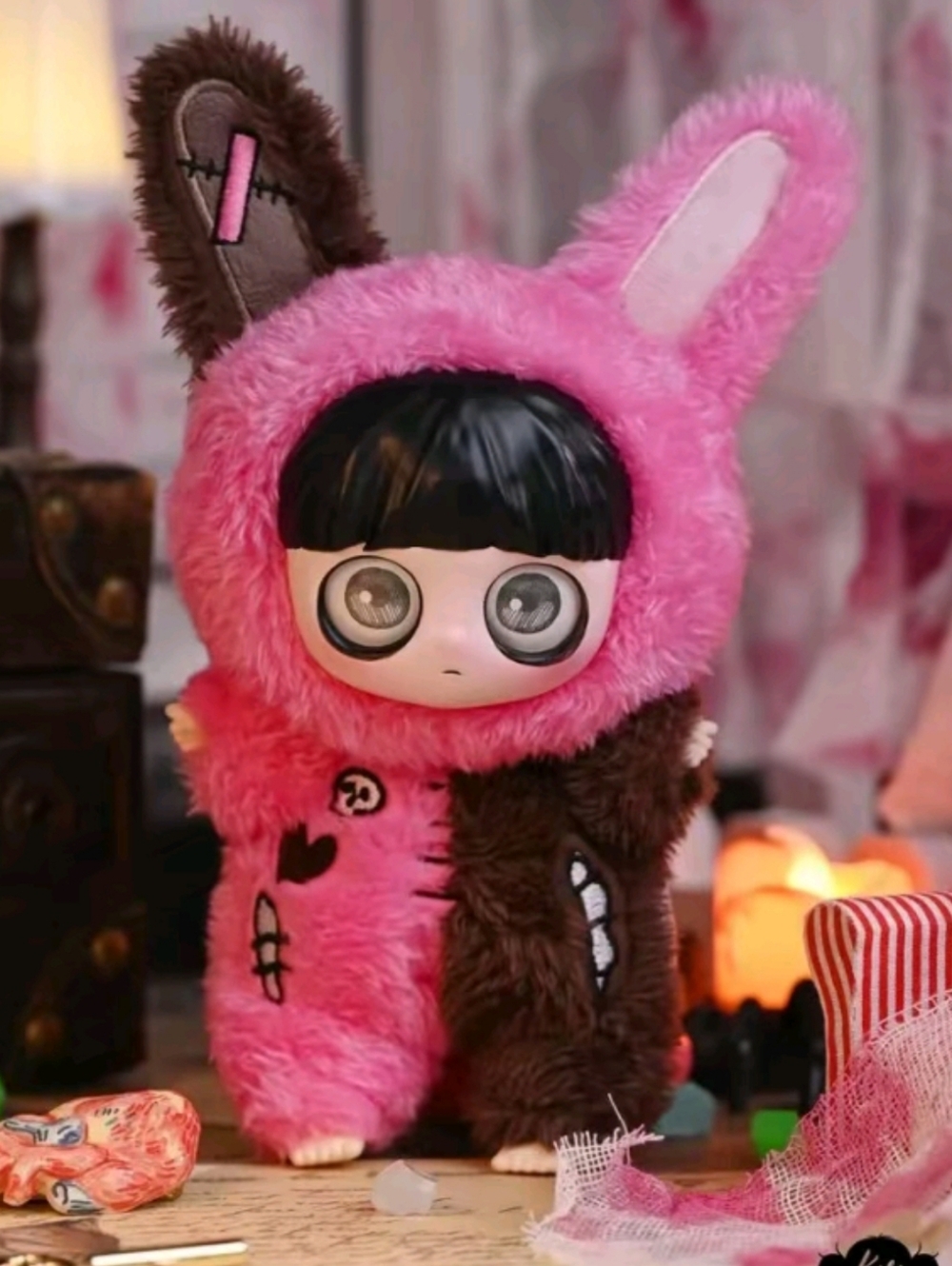KIKI x Key Daydream Night Elves Plush Series - NIB - Afterimage rabbit trace - Picture 2 of 5